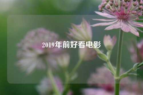 2019年前好看电影