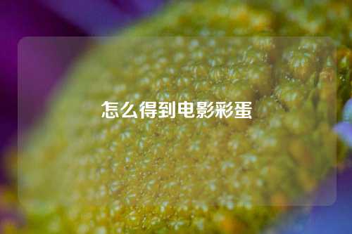 怎么得到电影彩蛋